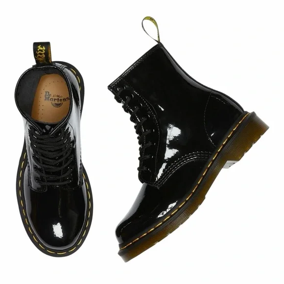 Dr.Martens/1460 Patent Lamper Lace up Boots/Womens/Size: 6 - Picture 8 of 16